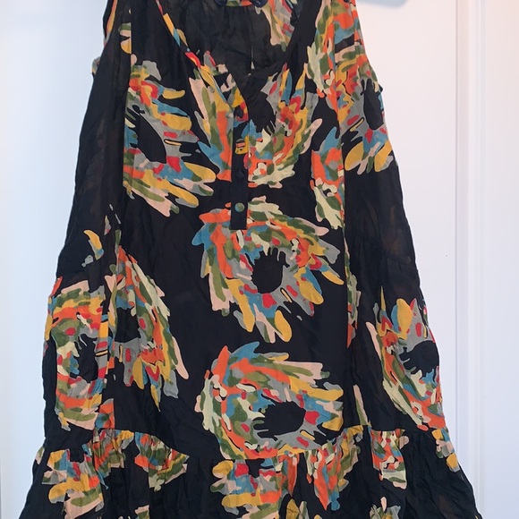 Black and colourful dress - Picture 3 of 7